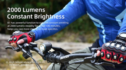Wuben B1 Rechargeable 3600 Lumen Bike Light - Image 10