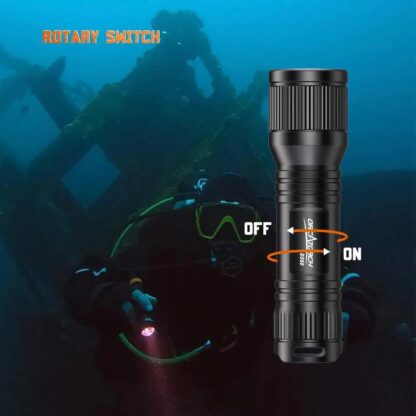 OrcaTorch D560 Mini Backup 700 Lumen Dive Torch - 134 Metres - Image 7