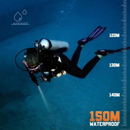 OrcaTorch D560 Mini Backup 700 Lumen Dive Torch - 134 Metres - Image 6