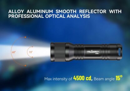 OrcaTorch D560 Mini Backup 700 Lumen Dive Torch - 134 Metres - Image 9