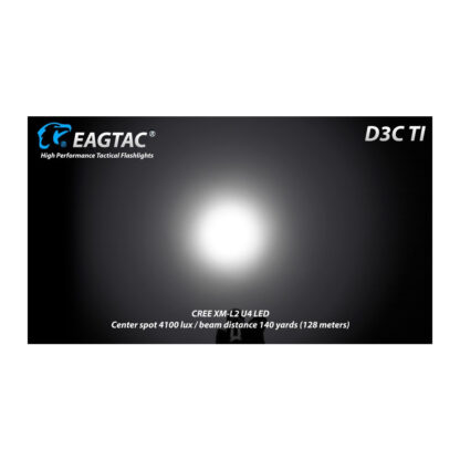Eagtac D3C Ti 800 Lumen Titanium Pocket Torch - 128 Metres - Image 6