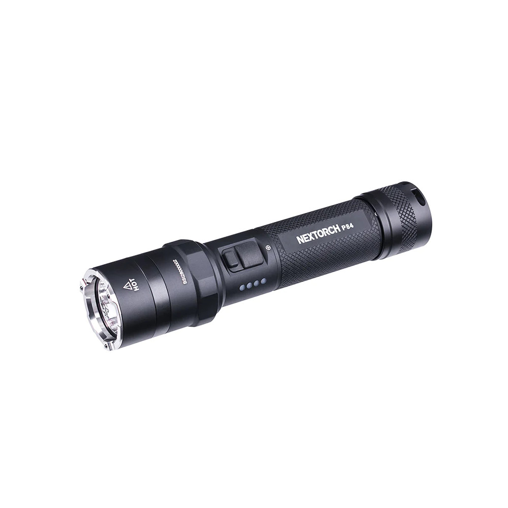 NEXTORCH P84 Rechargeable 3000 Lumen Duty Flashlight with Red and Blue Signal Light