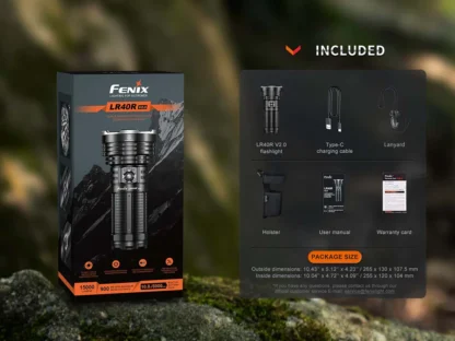 Fenix LR40R V2.0 USB-C Rechargeable 15000 Lumen Searchlight - 900 Metres - Image 17