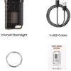 SPERAS V3 Rechargeable Multifunctional 900 Lumen Keychain Torch - 100 Metres - Image 18