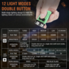 SPERAS V3 Rechargeable Multifunctional 900 Lumen Keychain Torch - 100 Metres - Image 17