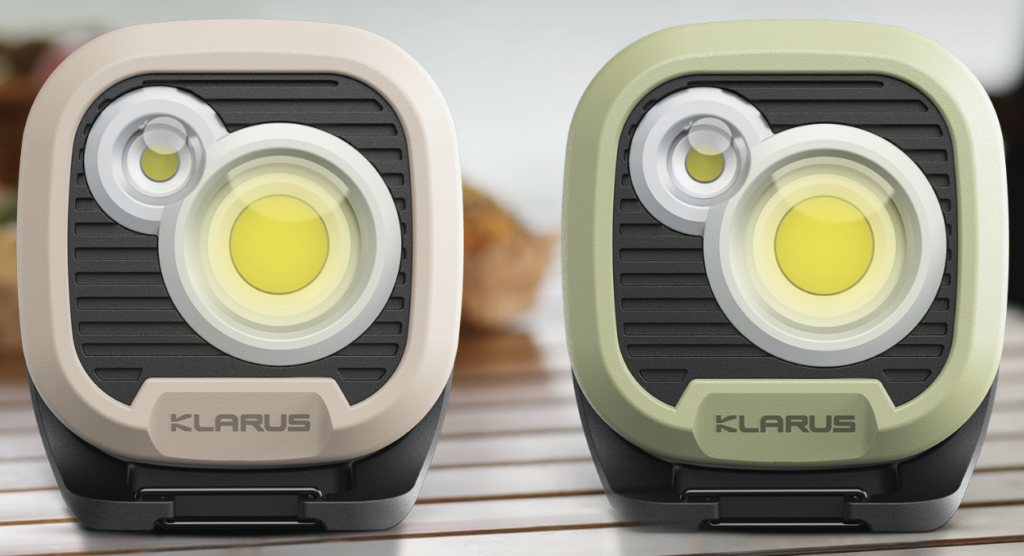 KLARUS WL3 Lampe Camping Rechargeable 1500 Lumens – 13500 MAh – 6 Modes + Rotation 180° – Aimant, Crochet, Trépied – Idéal Urgence & Atelier