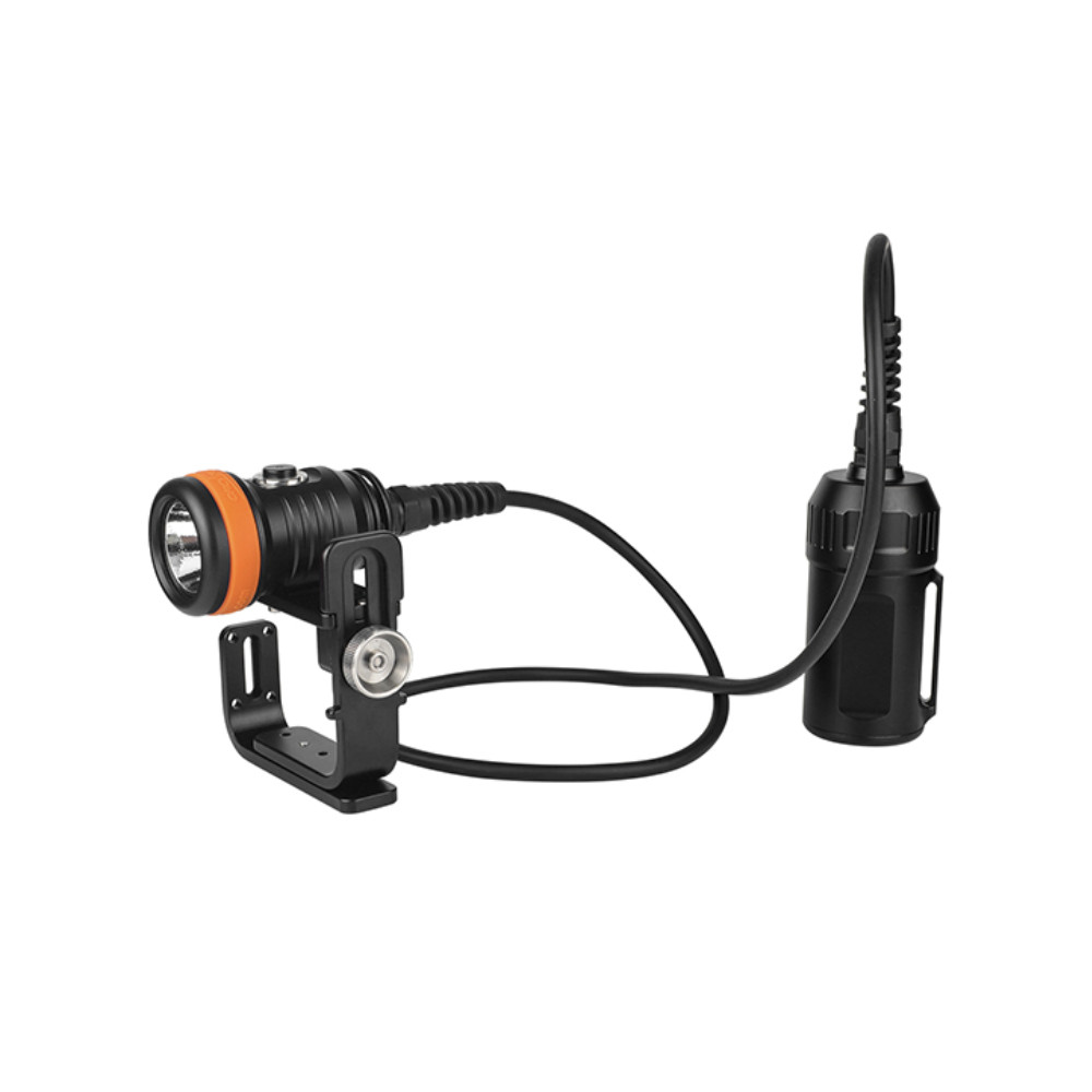 OrcaTorch D620 V2.0 2700 Lumen Canister Dive Torch - 260 Metres