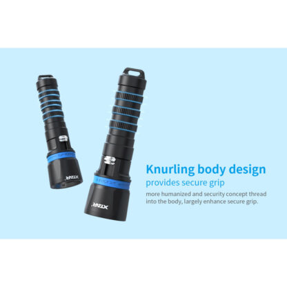 XTAR DS1 Magnetic Slide Switch Diving Torch Set - 1000 Lumens - Image 10