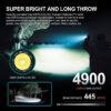 AceBeam Defender P17 Compact 4900 Lumen Tactical Flashlight (445 Metres) - Image 4