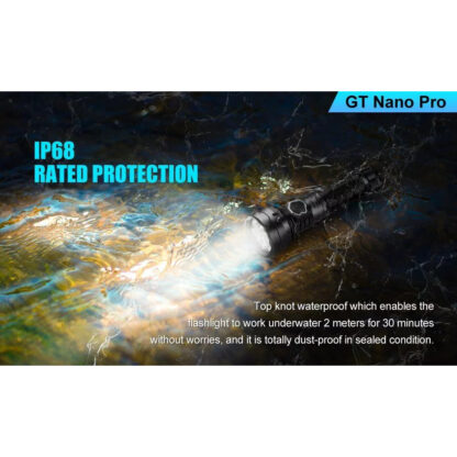 Lumintop GT Nano PRO V2.0 Ultra Compact 1620 Lumen NW Torch - 165 Metres - Image 8