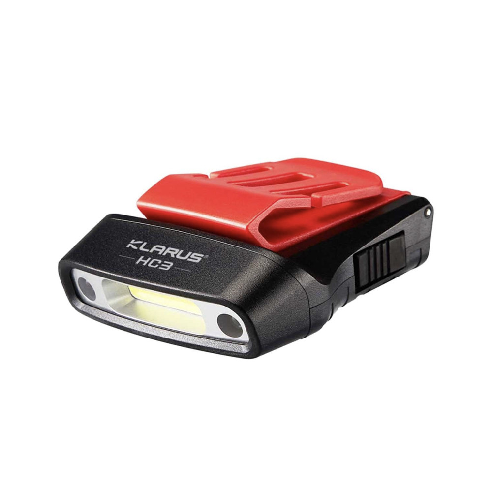 Klarus HC3 Rechargeable Visor Clip Headlamp (Motion-Sensing)