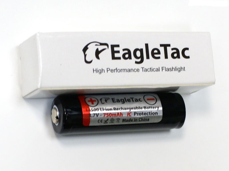 Eagtac 14500 Rechargeable Battery (similar to AA size)