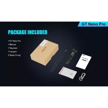 Lumintop GT Nano PRO V2.0 Ultra Compact 1620 Lumen NW Torch - 165 Metres - Image 10