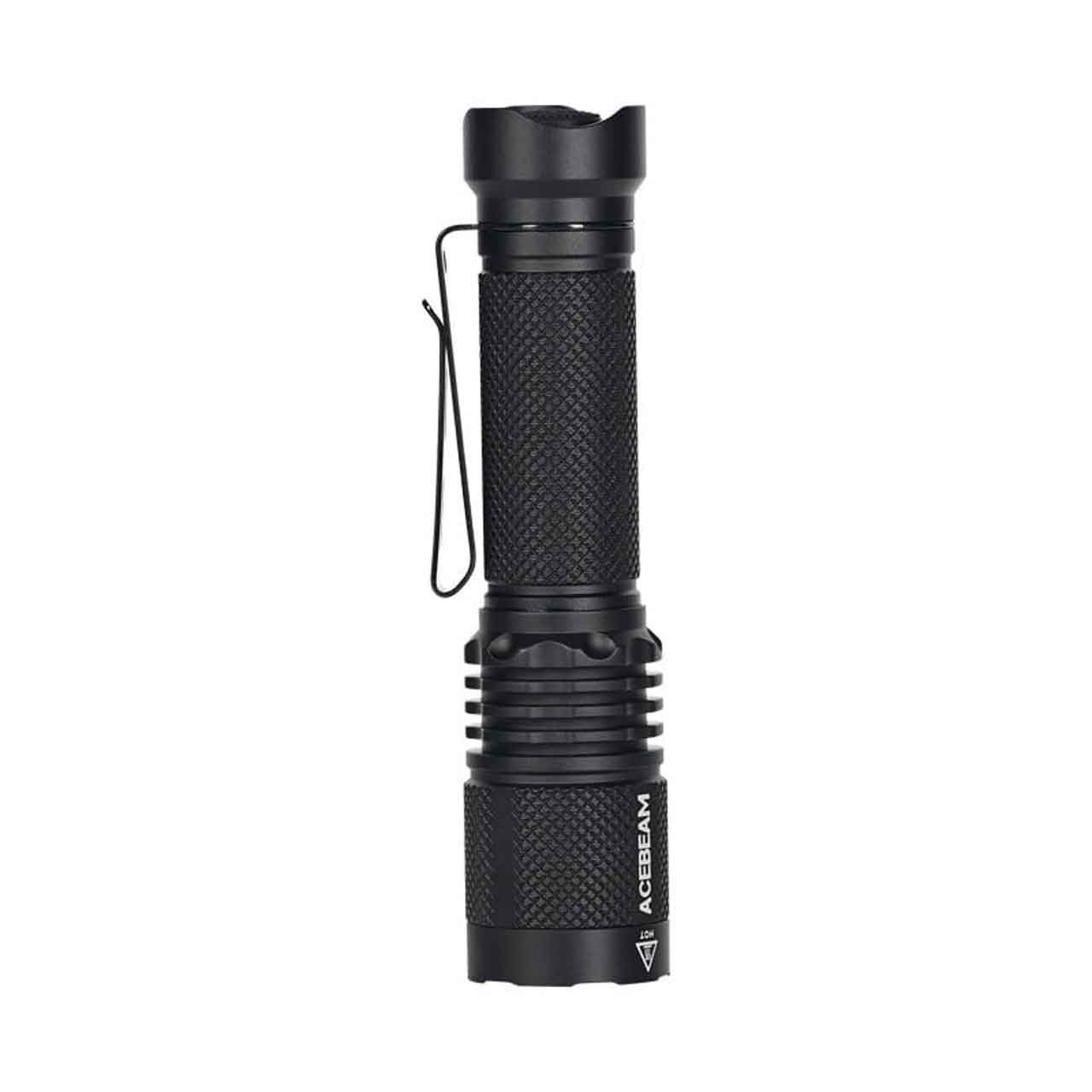 AceBeam TAC AA 2.0 Pocket 1000 Lumen Flashlight - Black