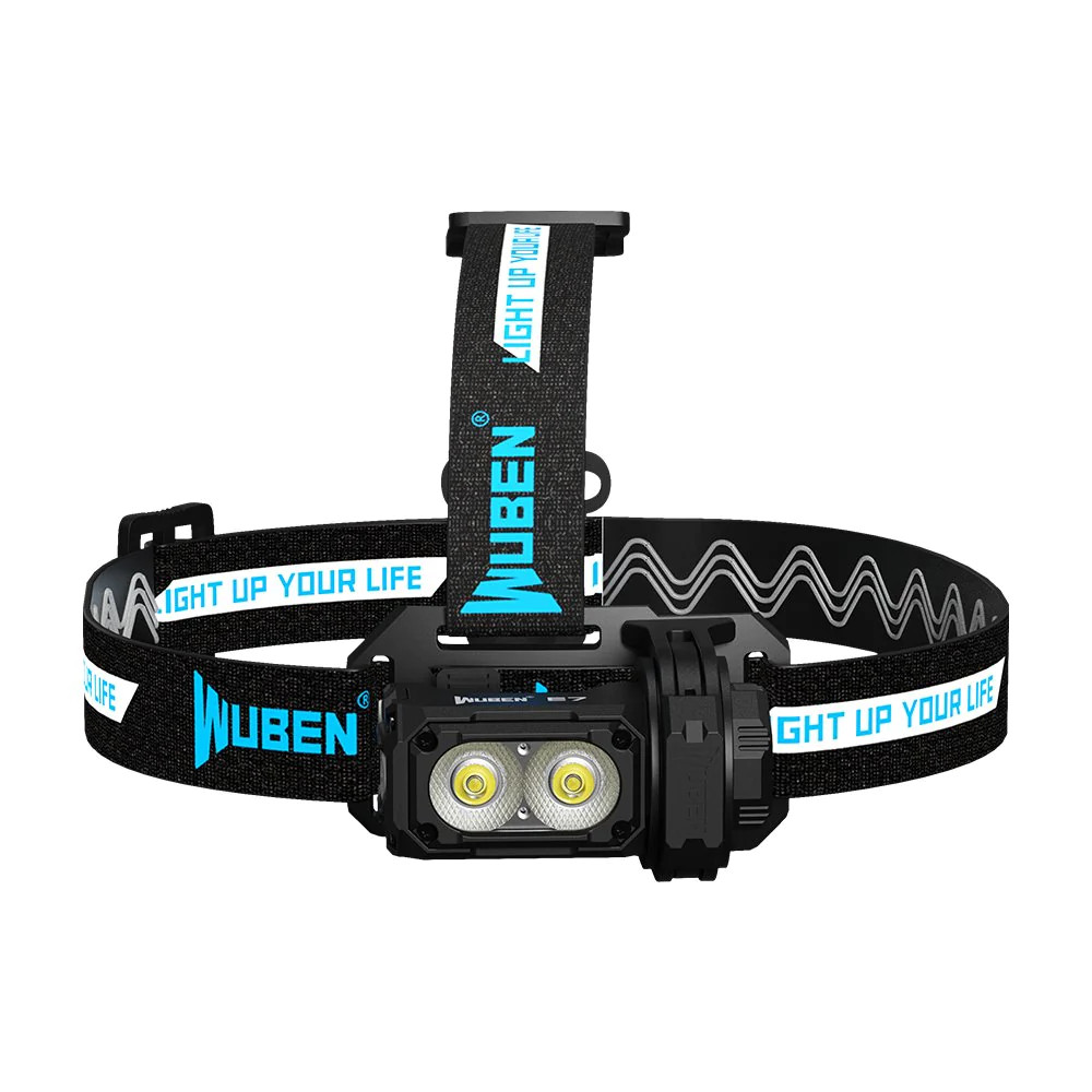 Wuben E7 Rechargeable 1800 Lumen Headlamp - 132 Metres