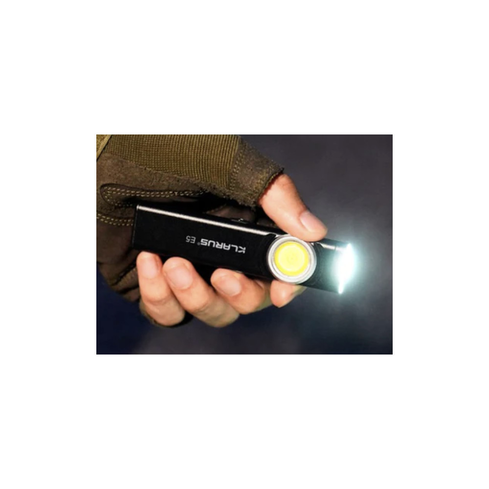 Klarus E5 EDC Rechargeable 470 Lumen Tool Light with Magnetic Base - 41 Metres
