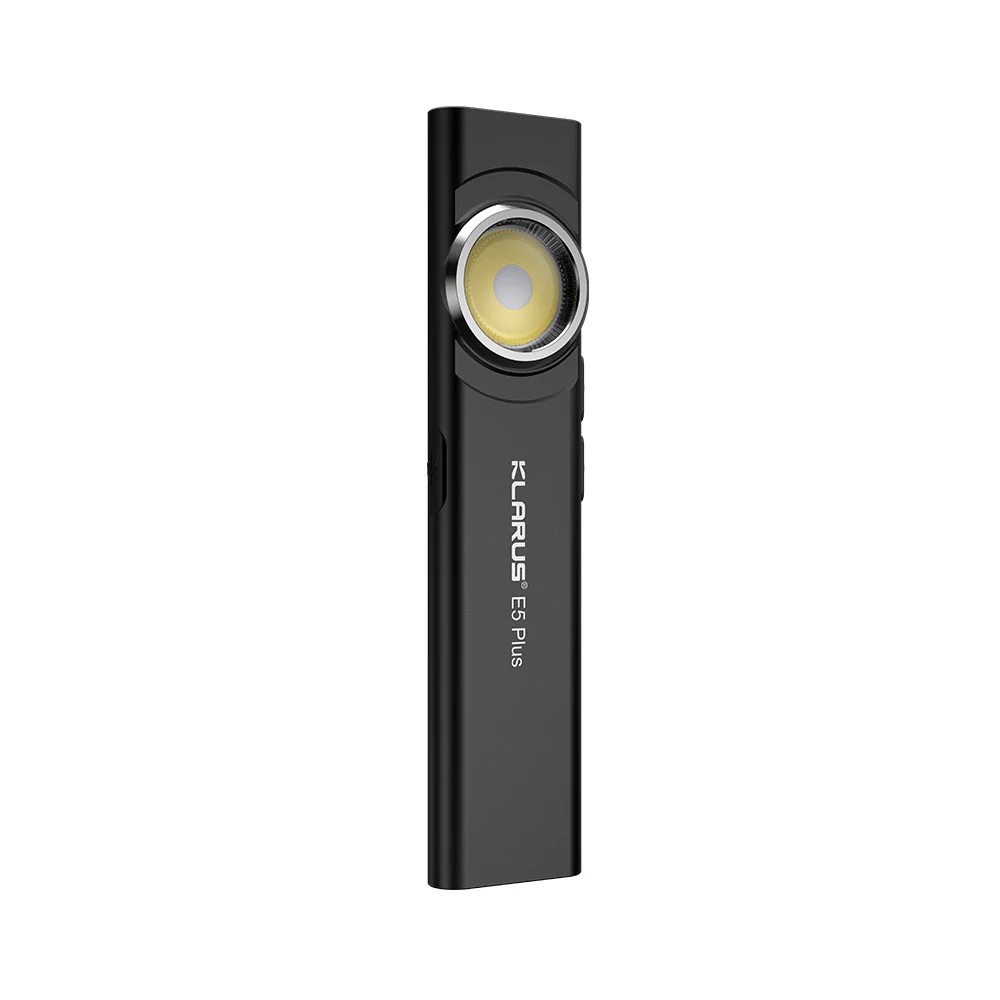 Klarus E5 Plus Rechargeable EDC 650 Lumen Tool Light with Magnetic Base - 32 Metres