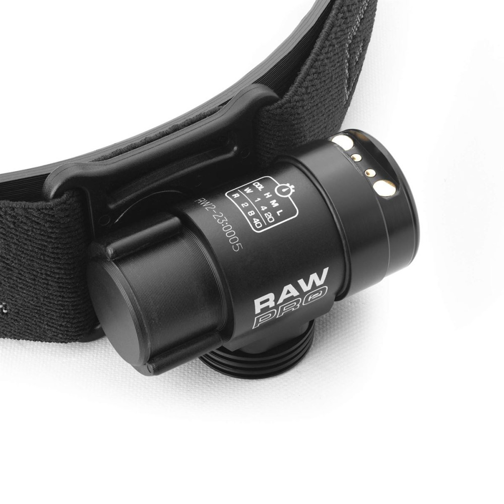 Exposure Lights RAW Pro 2.0 Waterproof Rechargeable Headlamp - Red and White LED