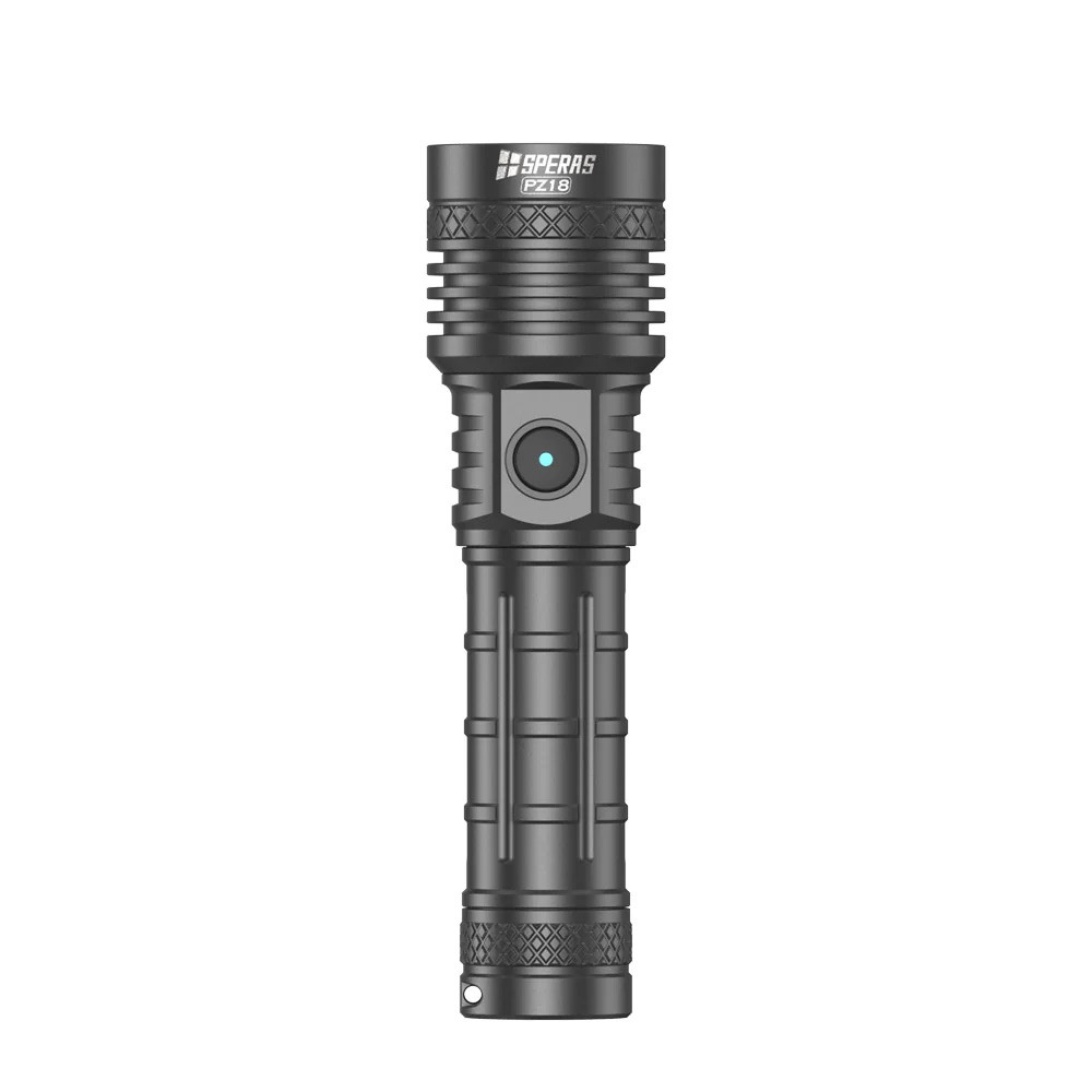 SPERAS PZ18 Rechargeable Zoomable 1600 Lumen Flashlight - 420 Metres