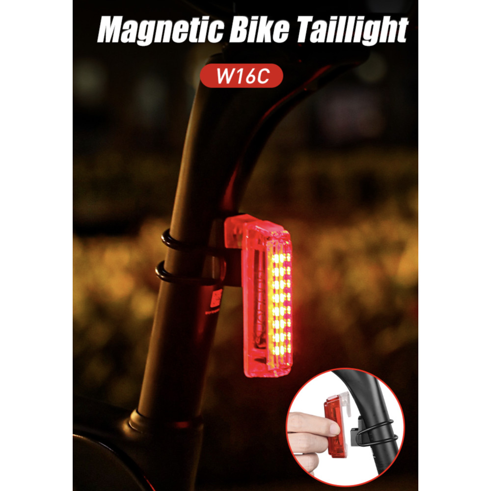 Gaciron W16C Rechargeable Rear Tail Light with Magnetic Mount