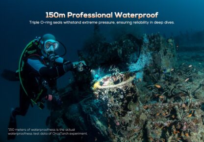 OrcaTorch D710V MK2 Video Dive Torch with White, Red and UV LEDs - Image 16