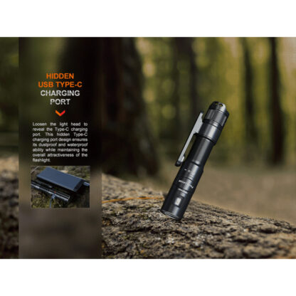 Fenix LD12R Rechargeable EDC 600 Lumen Dual Light Source Flashlight - 186 Metres - Image 4