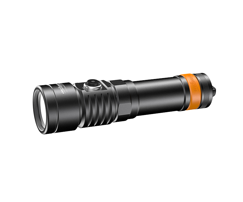 OrcaTorch D710V MK2 Video Dive Torch with White, Red and UV LEDs