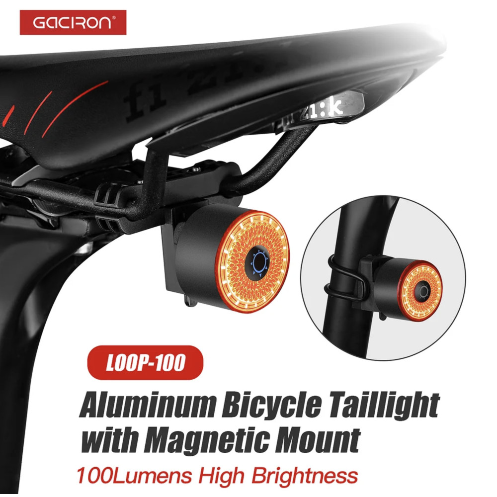 Gaciron LOOP-100 Rechargeable Smart Brake Tail Light