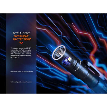 Fenix LD12R Rechargeable EDC 600 Lumen Dual Light Source Flashlight - 186 Metres - Image 11