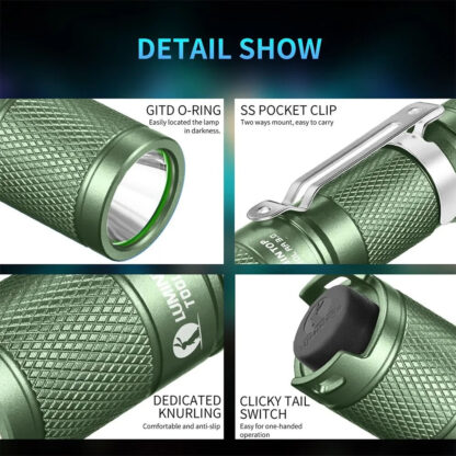 Lumintop TOOL AA 3.0 Set - 900 Lumen Pocket Torch - 138 Metres - Image 7
