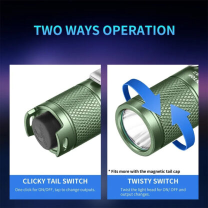 Lumintop TOOL AA 3.0 Set - 900 Lumen Pocket Torch - 138 Metres - Image 6