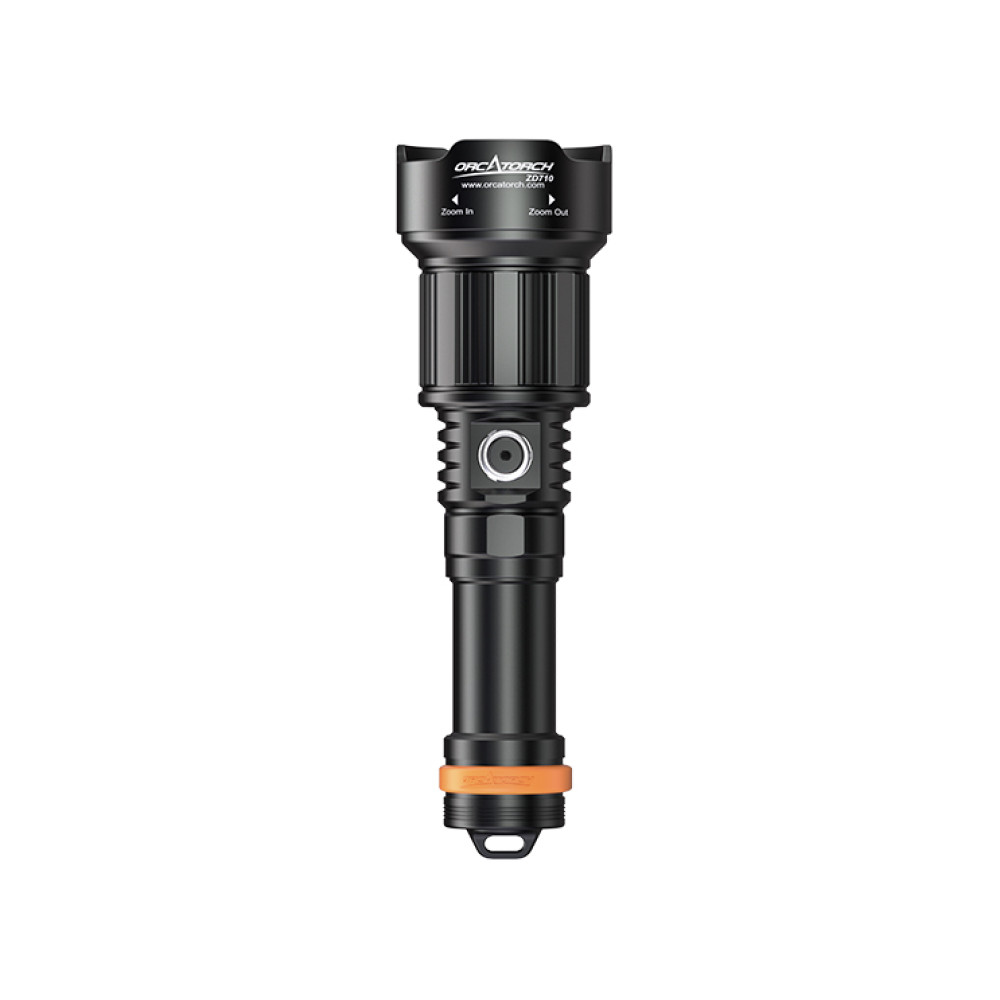 OrcaTorch ZD710 Zoomable 2700 Lumen Dive Torch - 375 Metres