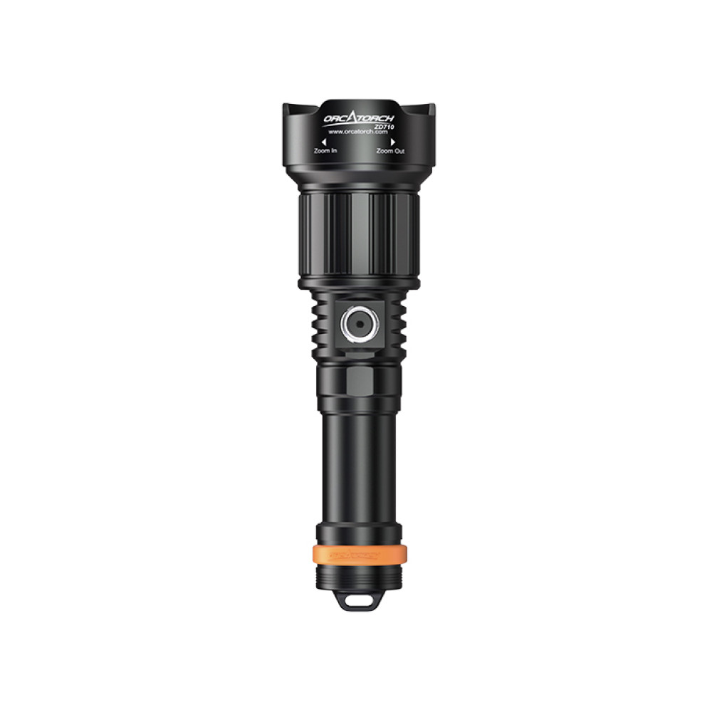 OrcaTorch ZD710 Zoomable 2700 Lumen Dive Torch - 150 Metres Diving Depth