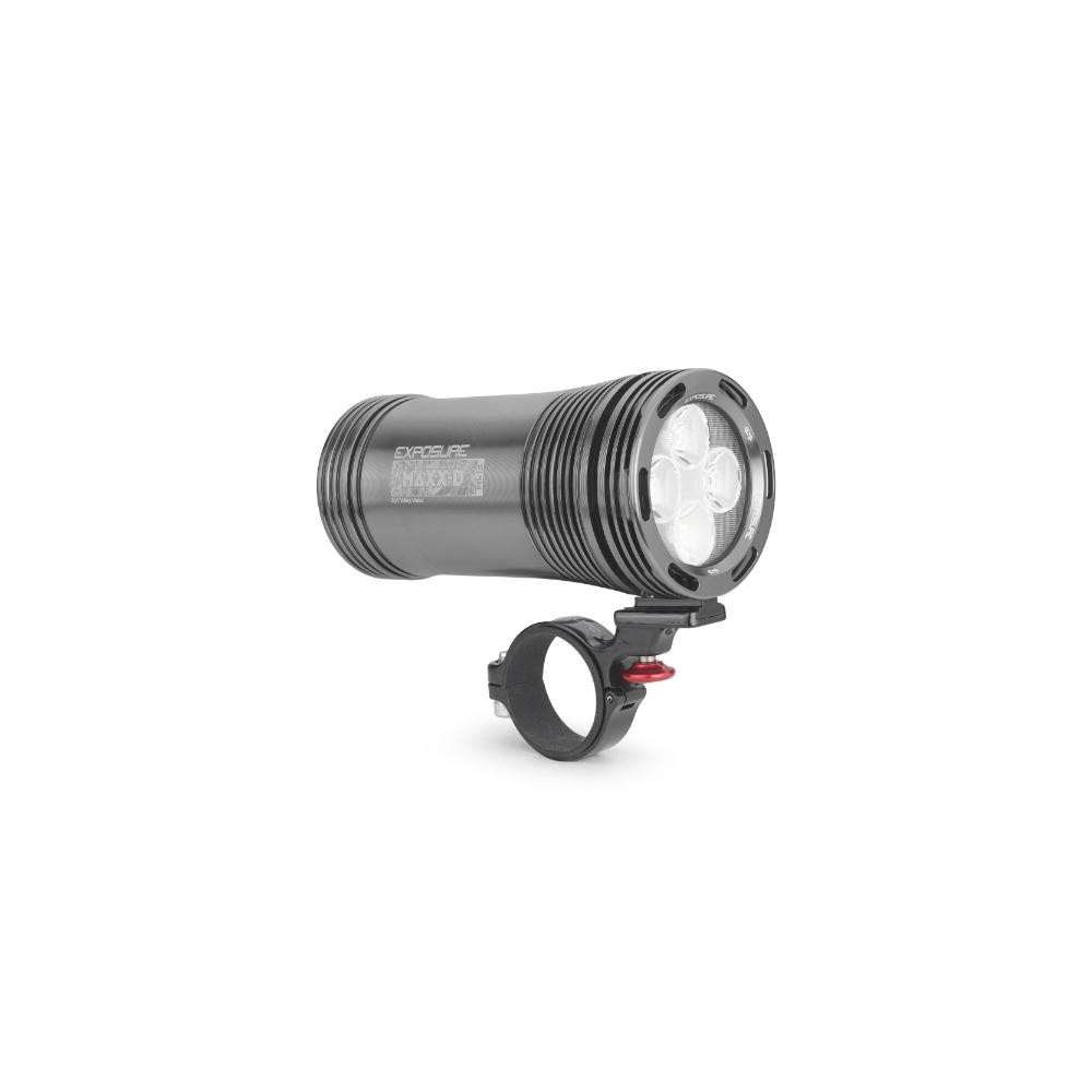Exposure Lights MaXx-D Mk15 Rechargeable 4600 Lumen Bicycle Light, Metal Black