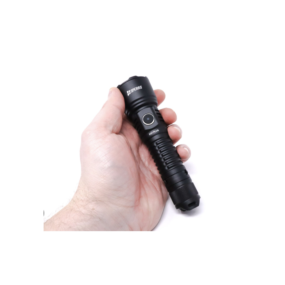 SPERAS EST PLUS Rechargeable Long Range 1600 Lumen Torch - 726 Metres