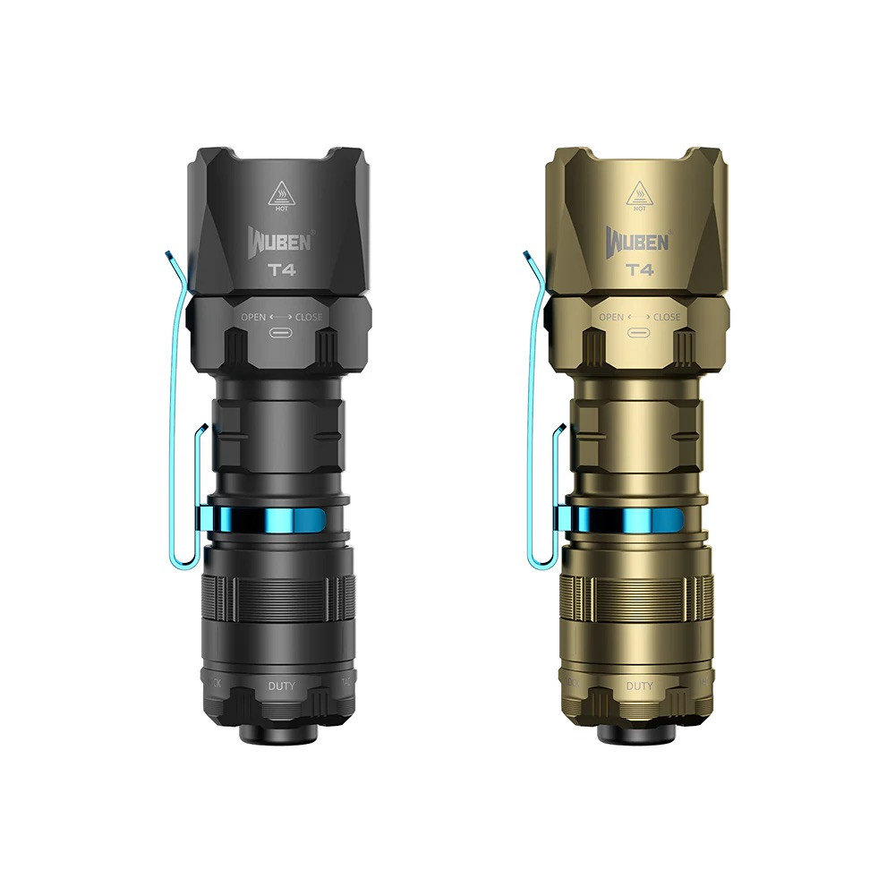 Wuben T4 Rechargeable Compact 850 Lumen Tactical Torch - 401 Metres
