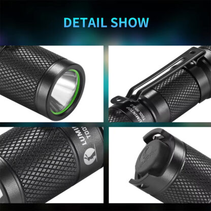 Lumintop TOOL AA 3.0 Pocket Torch -  900 Lumens, 138 Metres - Black - Image 4