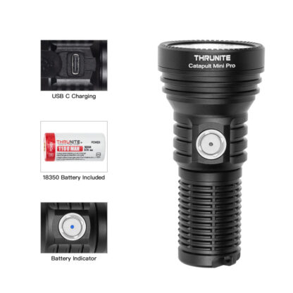 ThruNite Catapult Mini PRO Rechargeable Pocket Sized 2588 Lumen Thrower – 566 Metres - Image 4