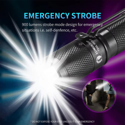 Lumintop TOOL AA 3.0 Pocket Torch -  900 Lumens, 138 Metres - Black - Image 8
