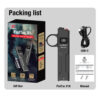 Klarus FlatTac X1 Rechargeable 4200 Lumen Pocket Light with Knuckle Ring - 185 Metres - Image 23