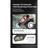 Klarus FlatTac X1 Rechargeable 4200 Lumen Pocket Light with Knuckle Ring - 185 Metres - Image 15