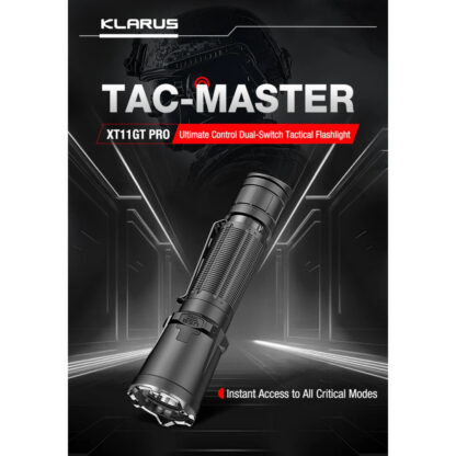 Klarus XT11GT Pro V3.0 Rechargeable 3300 Lumen Tactical Torch - 380 metres - Image 22