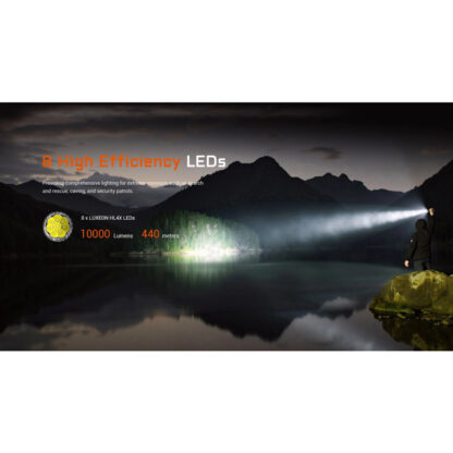 AceBeam X20 High Output 10,000 Lumen Searchlight with Dual Modes - 440 Metres - Image 7