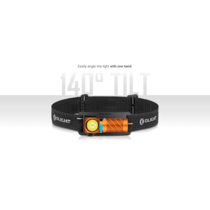 Olight Perun 3 MINI CW Rechargeable 1250 Lumen White and Red LED Headlamp, Black – 155 Metres - Image 10