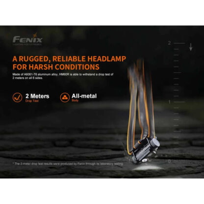 Fenix HM60R Rechargeable 1300 Lumen Headlamp with Red Light and Intelligent Frequency Sensor - 120 Metres - Image 12