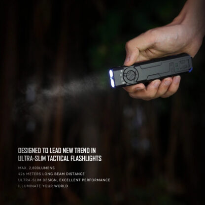 Imalent GR35 Rechargeable Flat 2800 Lumen Flashlight with Red Laser/ UV/Police Lights - 426 Metres - Image 8