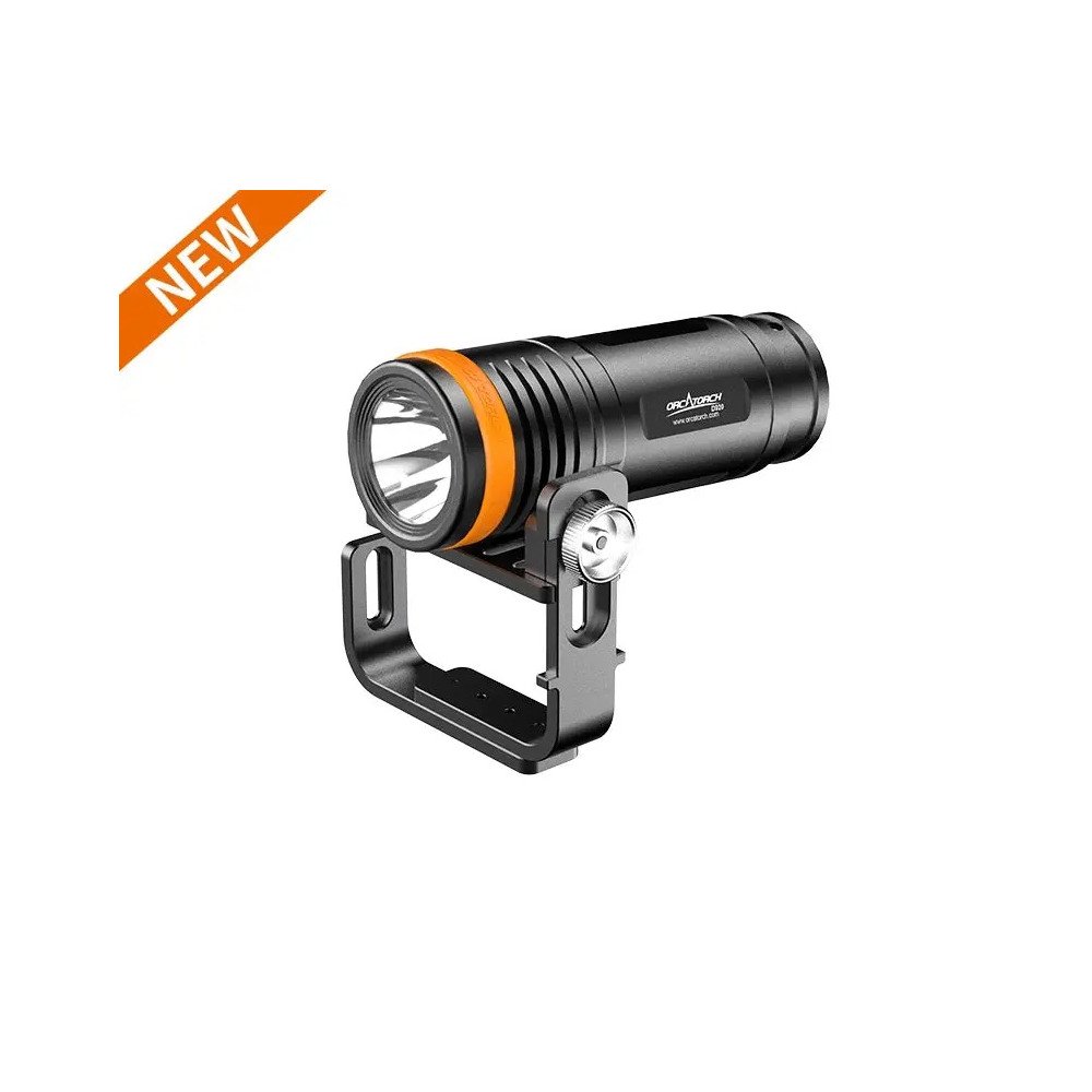 OrcaTorch D920 Cordless Primary Dive Torch - 5000 Lumens, 424 Metres