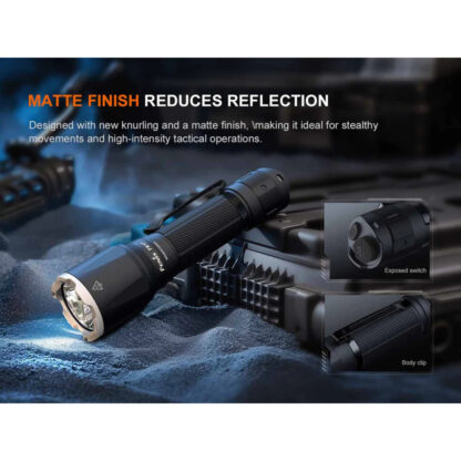 Fenix TK17 Dual Tail Switch Tactical Flashlight - 3600 Lumens - Image 5