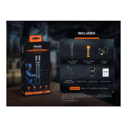 Fenix WF25RM Multi-Functional Cradle Charging Duty Flashlight - 3000 lumens - Image 8
