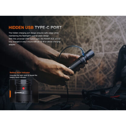 Fenix PD45R ACE Multi-Mode Tactical Flashlight - Image 5